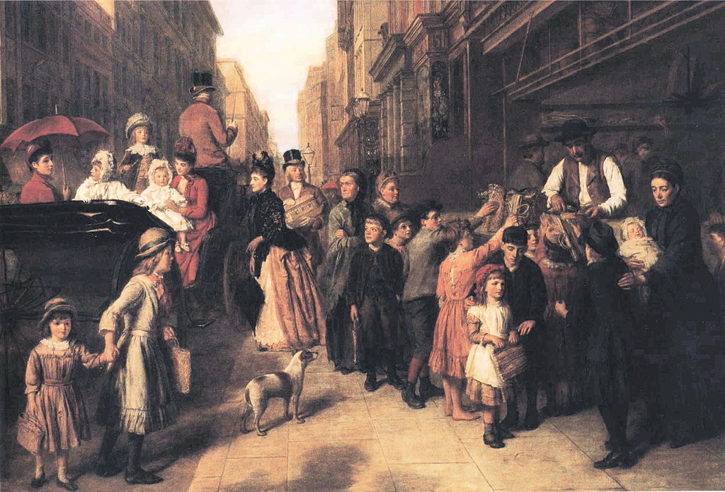 Una lezione su Il Giardino segreto William Powell Frith - Poverty and Wealth
