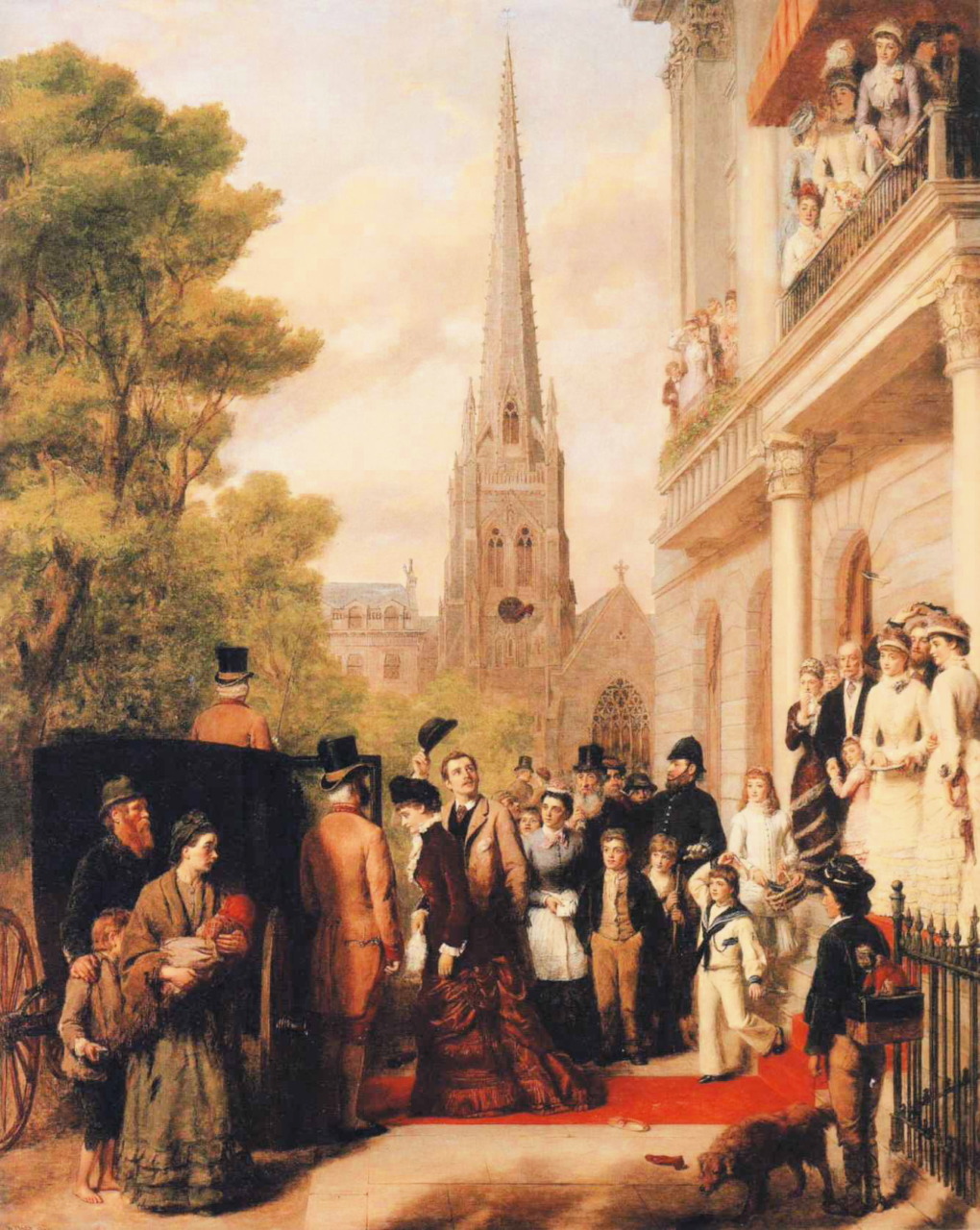 Una lezione su Il Giardino segreto William Powell Frith "For better for worse"